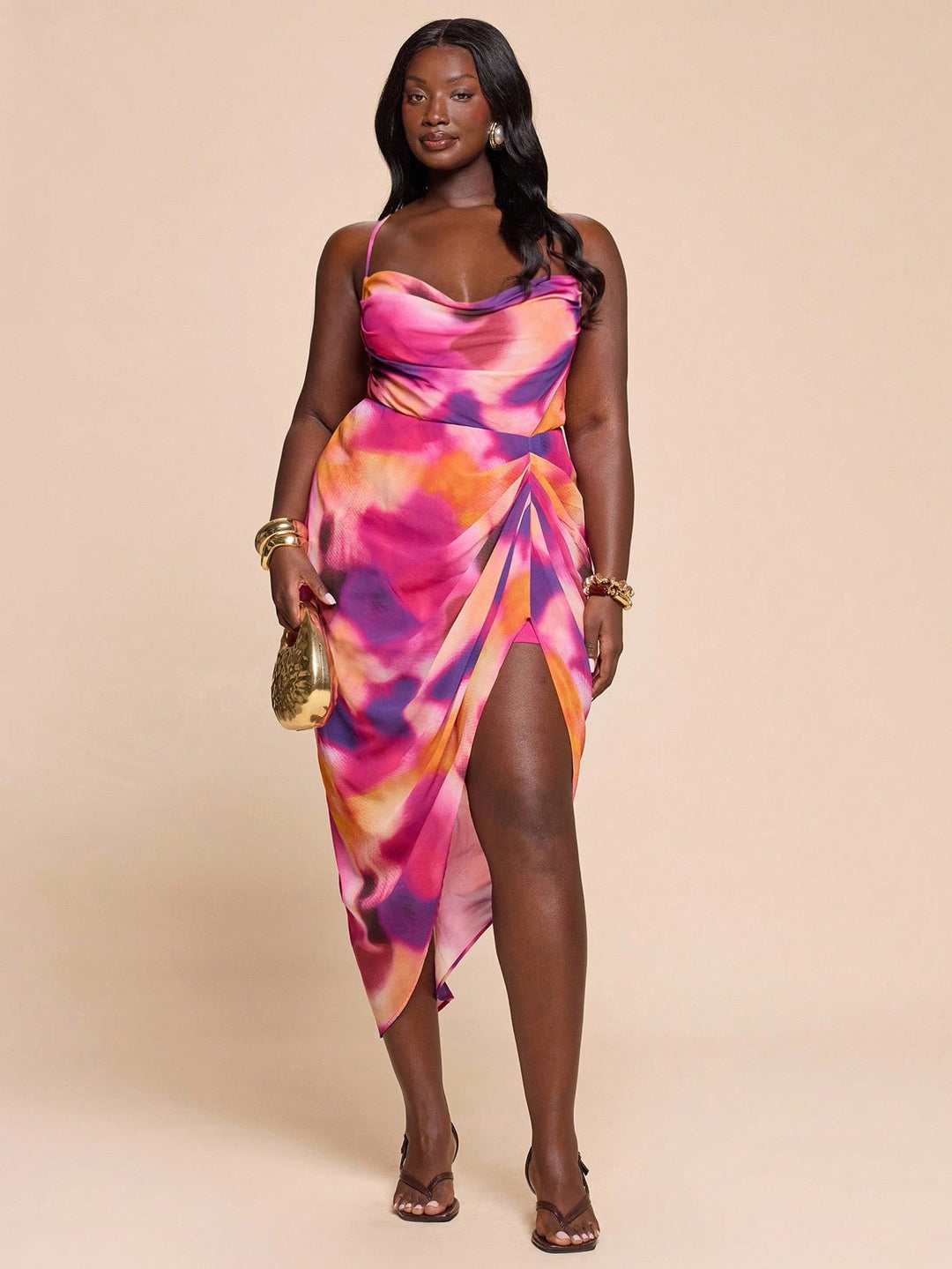 Rochie SHEIN, mix culori