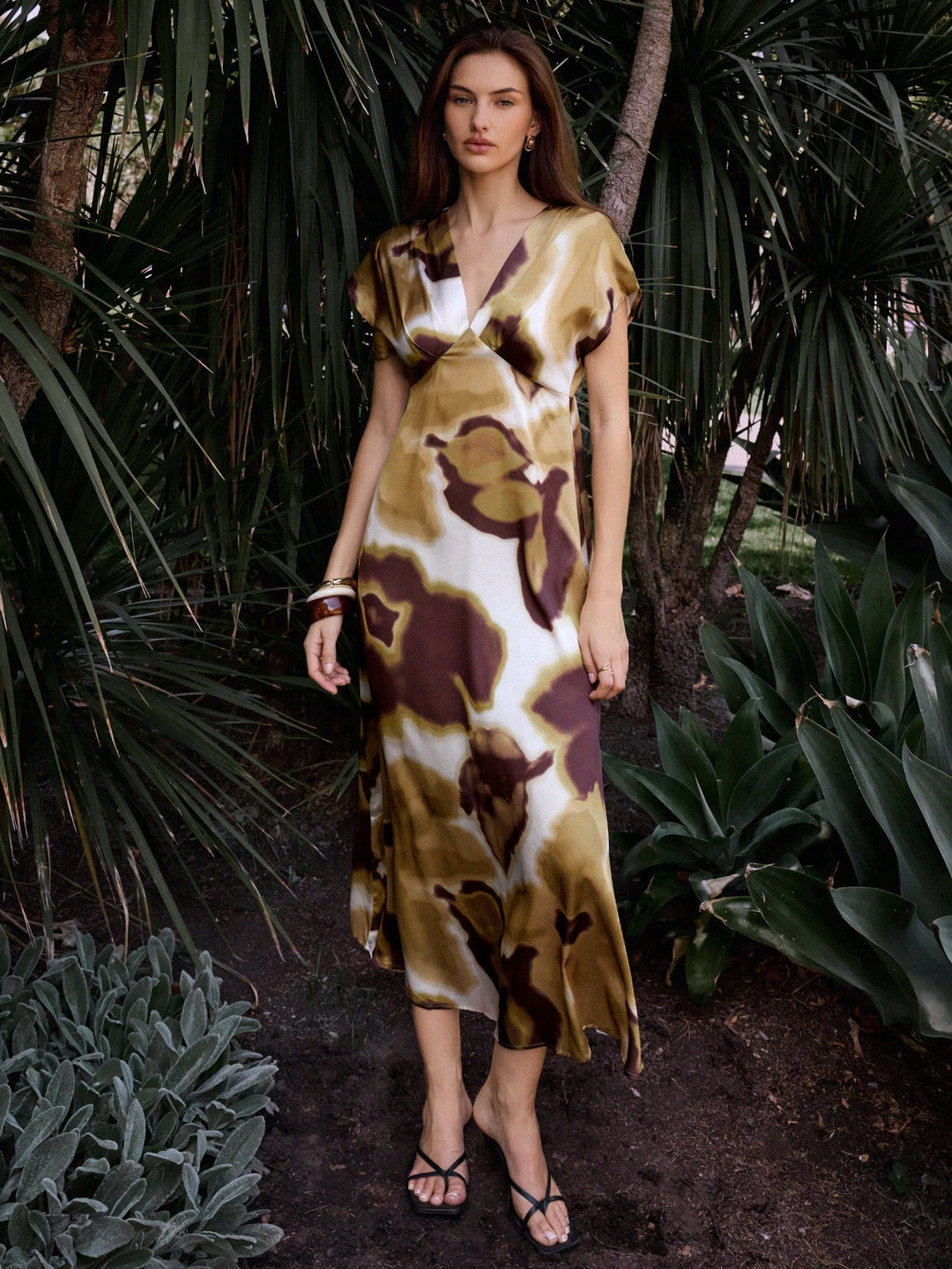 Rochie maxi SHEIN, mix culori