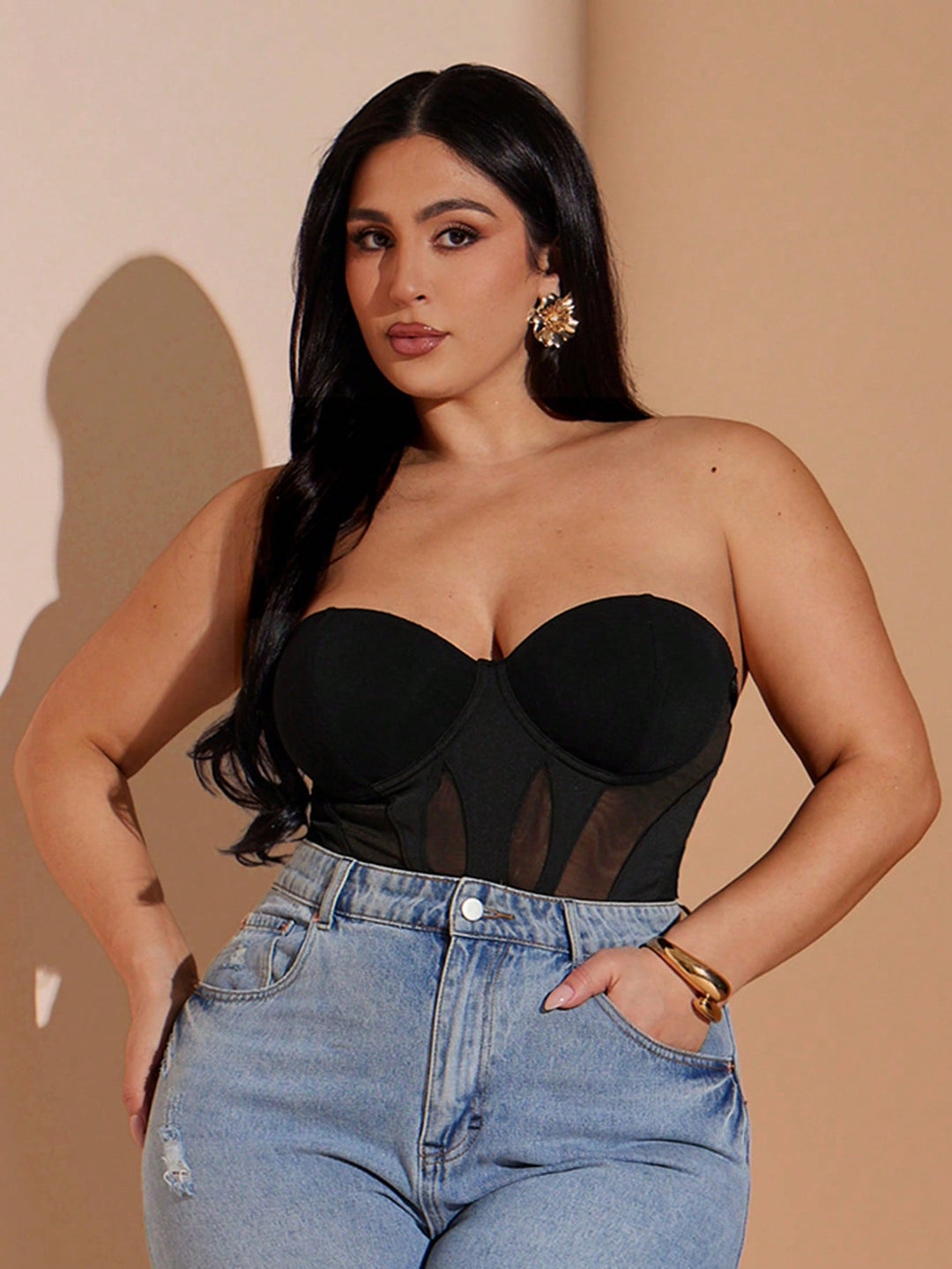 Body SHEIN, auriu