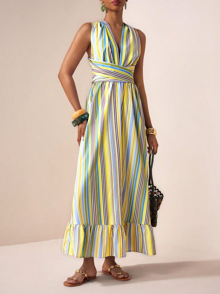Rochie maxi SHEIN, mix culori