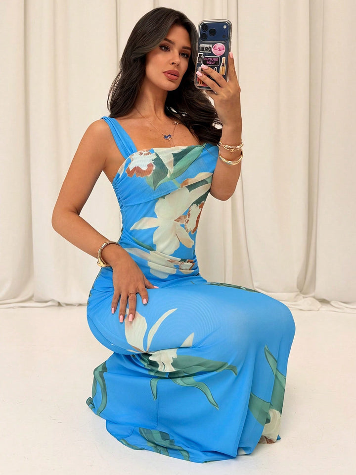 Rochie maxi SHEIN, mix culori