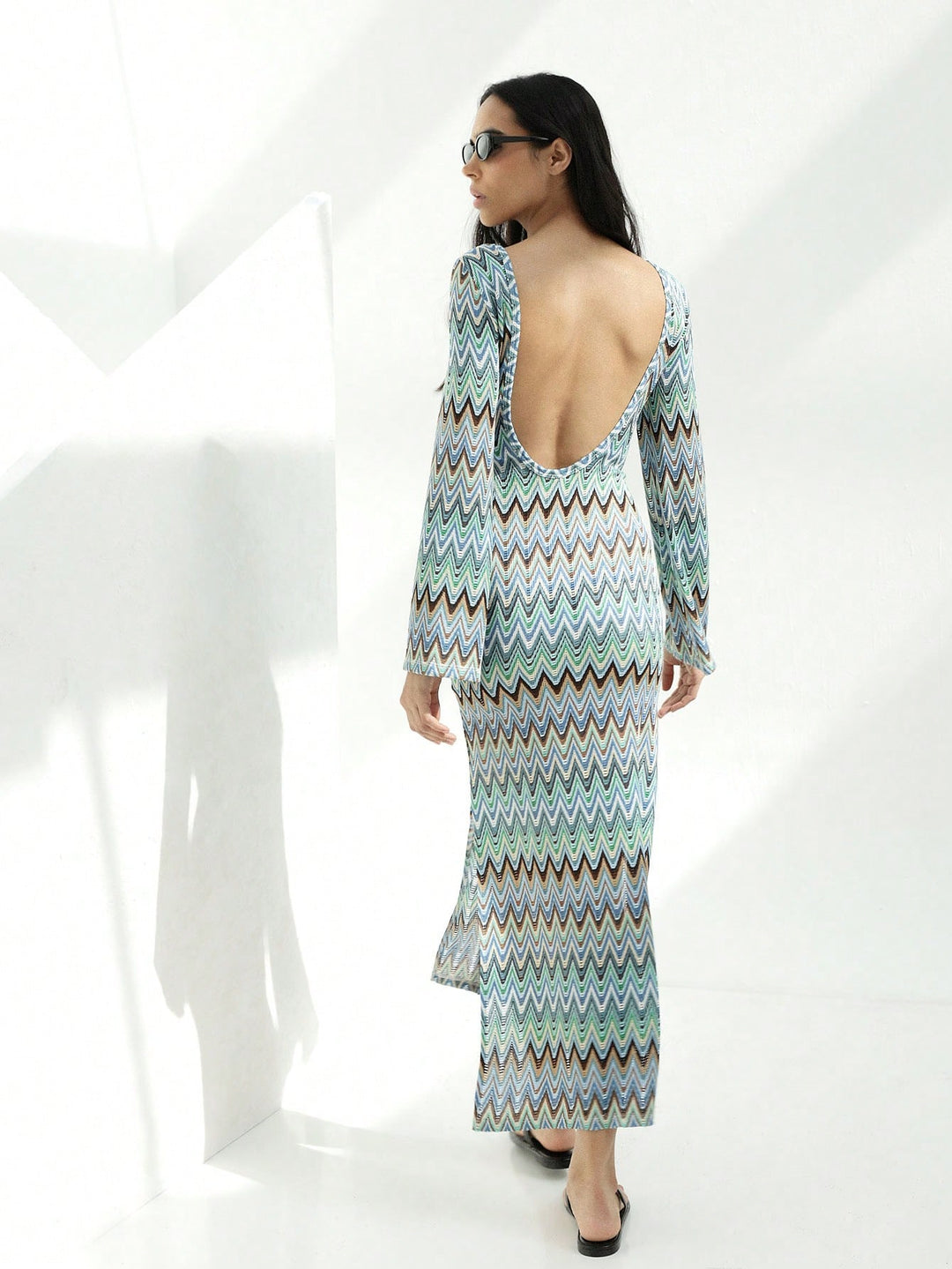 Rochie maxi SHEIN, mix culori