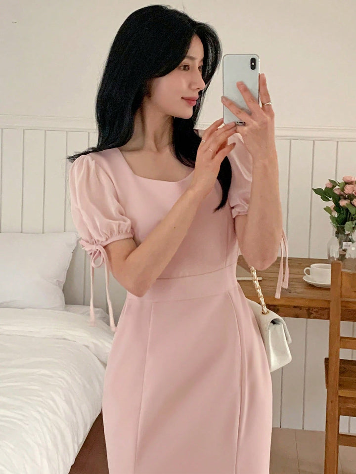Rochie midi SHEIN, roz