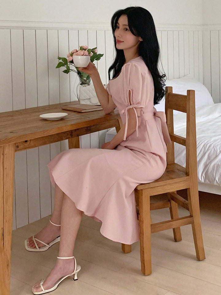 Rochie midi SHEIN, roz