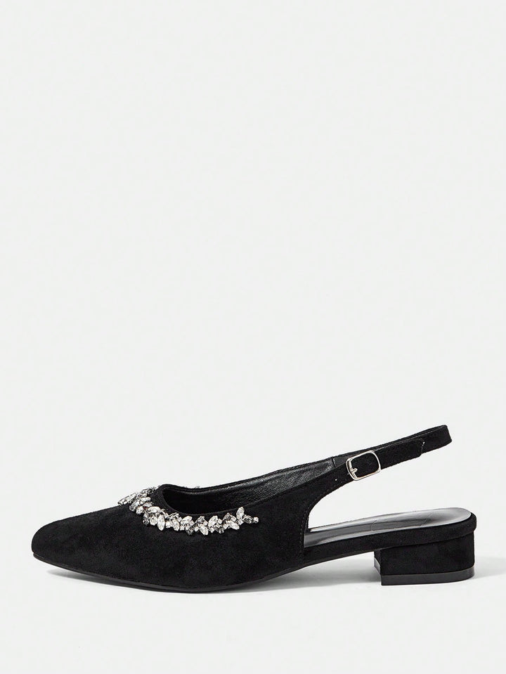 Pantofi cu toc SHEIN, negru