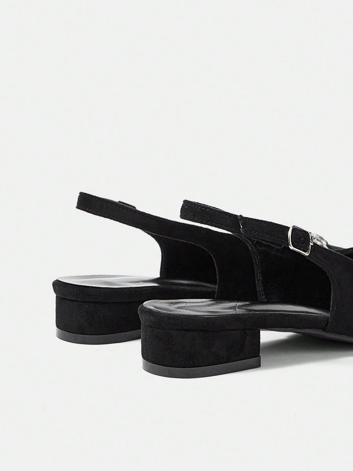 Pantofi cu toc SHEIN, negru