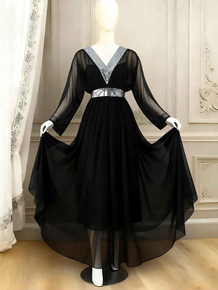Rochie maxi SHEIN, negru