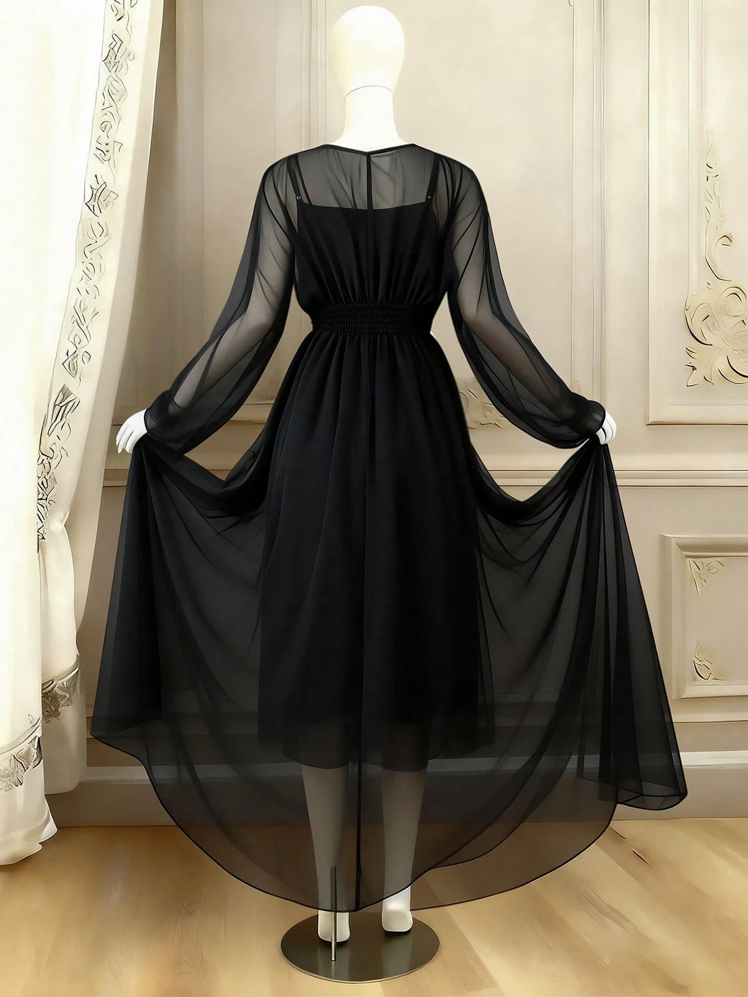 Rochie maxi SHEIN, negru