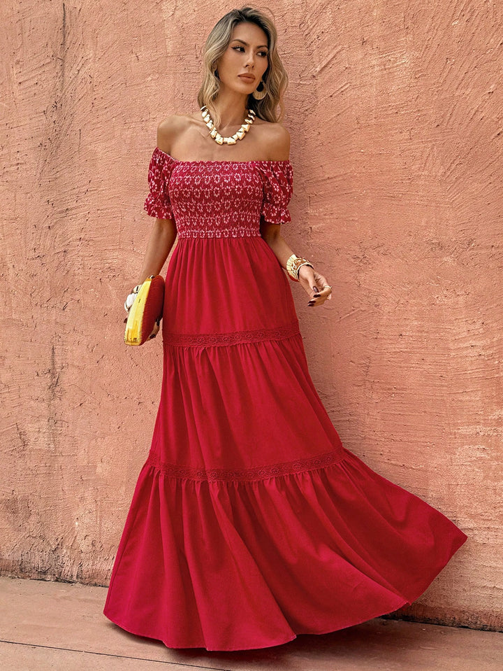 Rochie maxi SHEIN, roșu