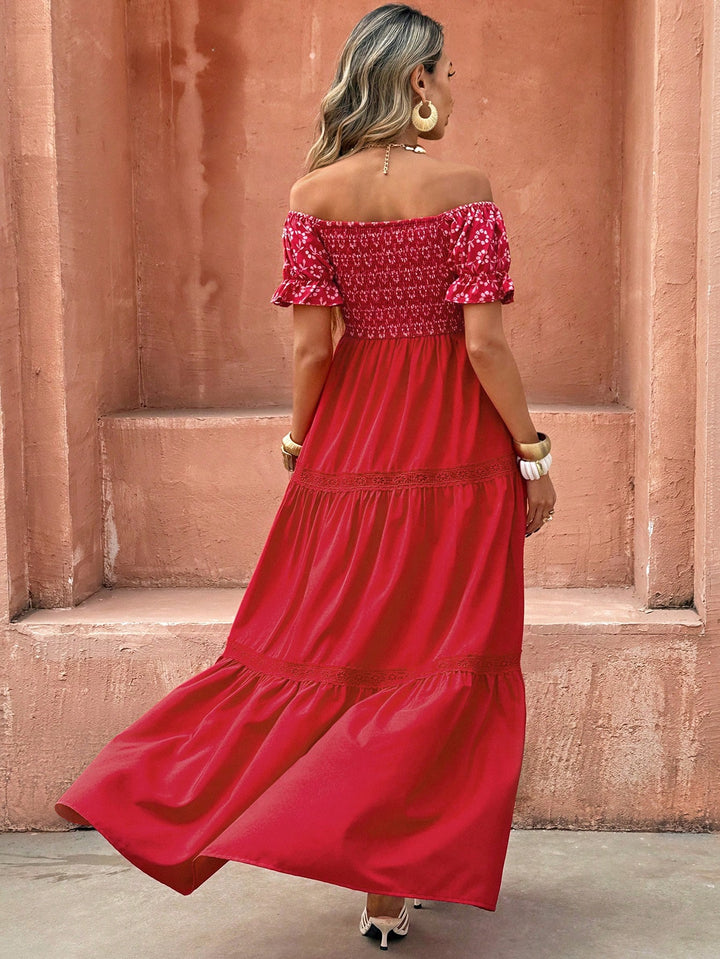 Rochie maxi SHEIN, roșu