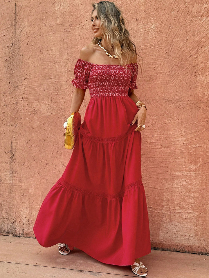 Rochie maxi SHEIN, roșu
