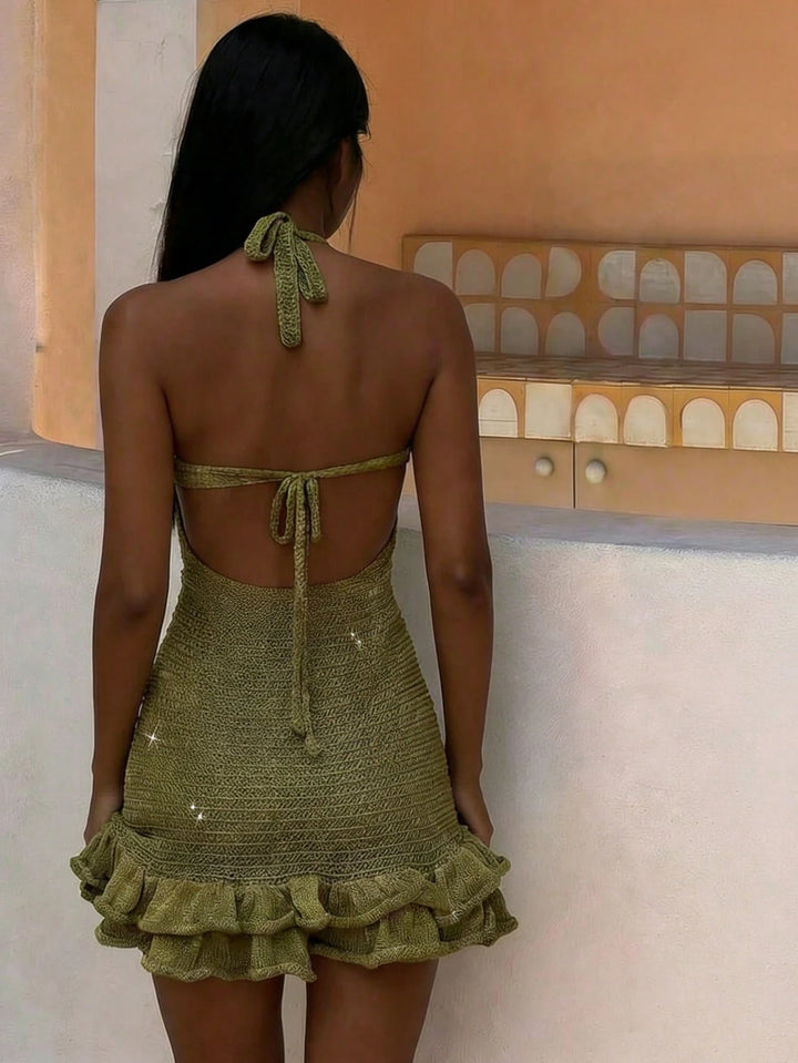 SHEIN mini ruha, zöld