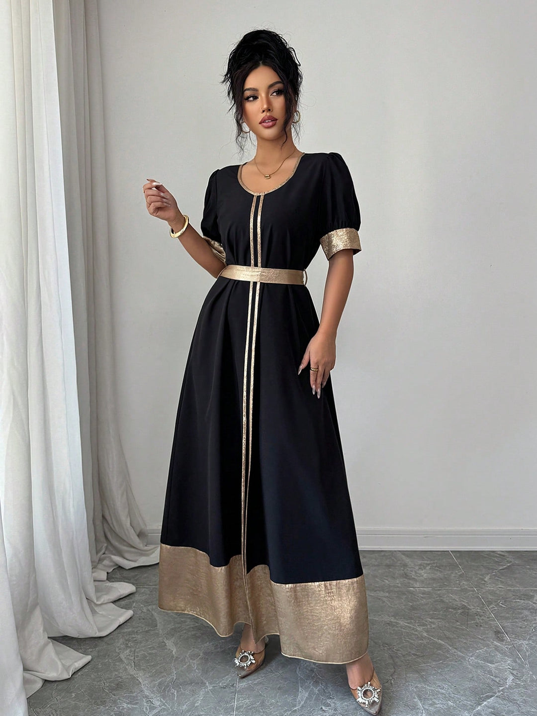 Rochie maxi SHEIN, negru