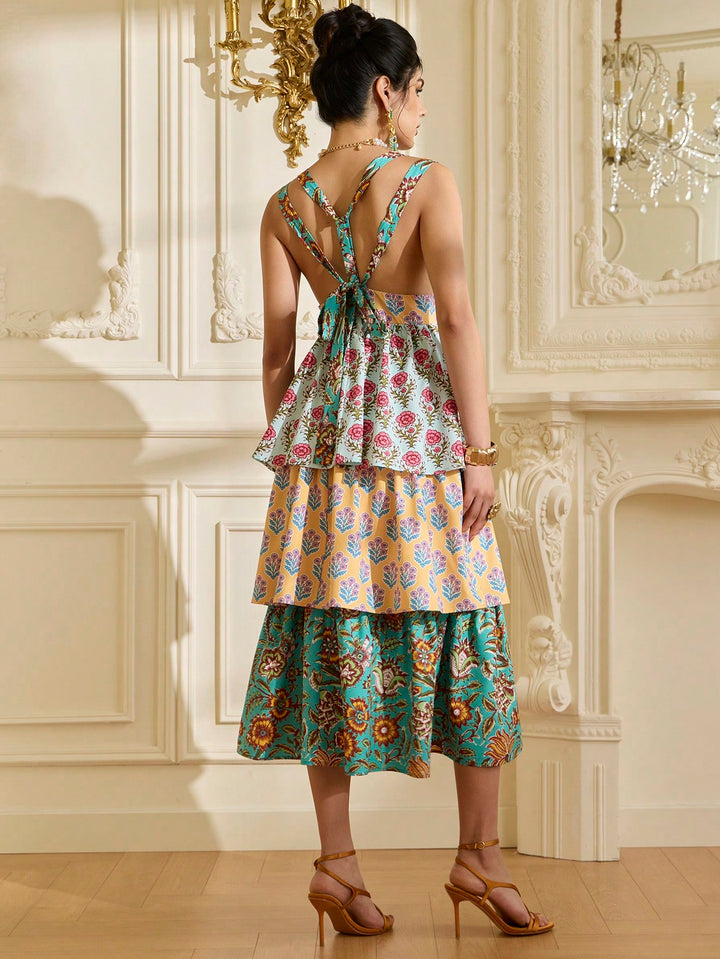 Rochie midi SHEIN, galben