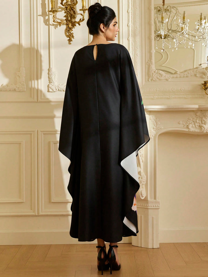 Rochie maxi SHEIN, negru
