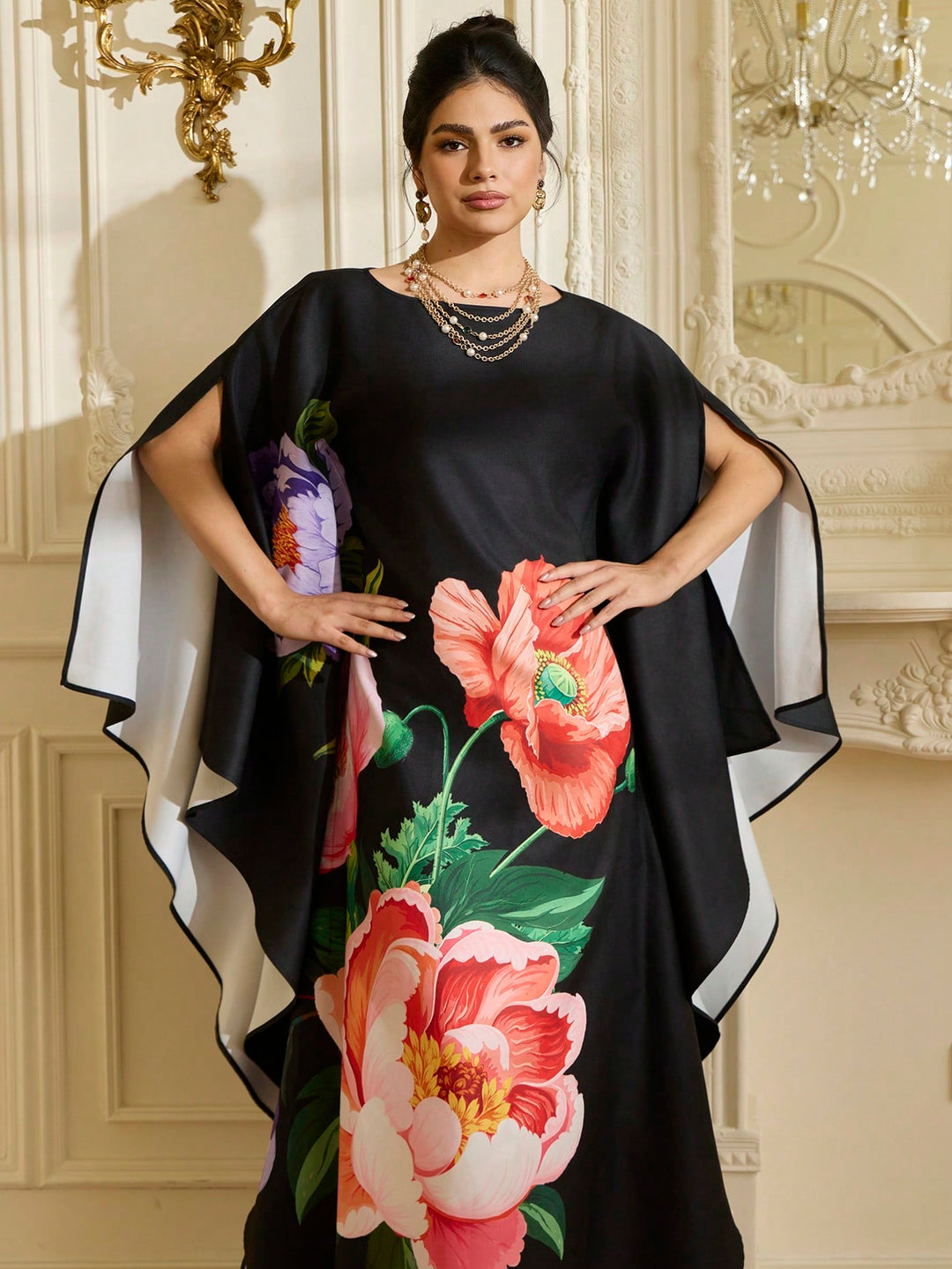 Rochie maxi SHEIN, negru