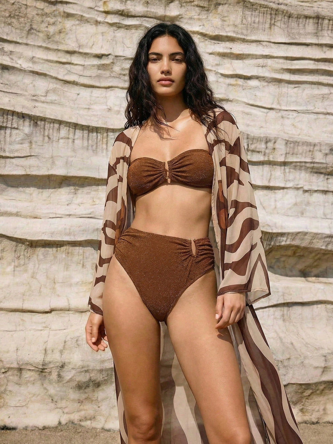 Set bikini SHEIN, maro