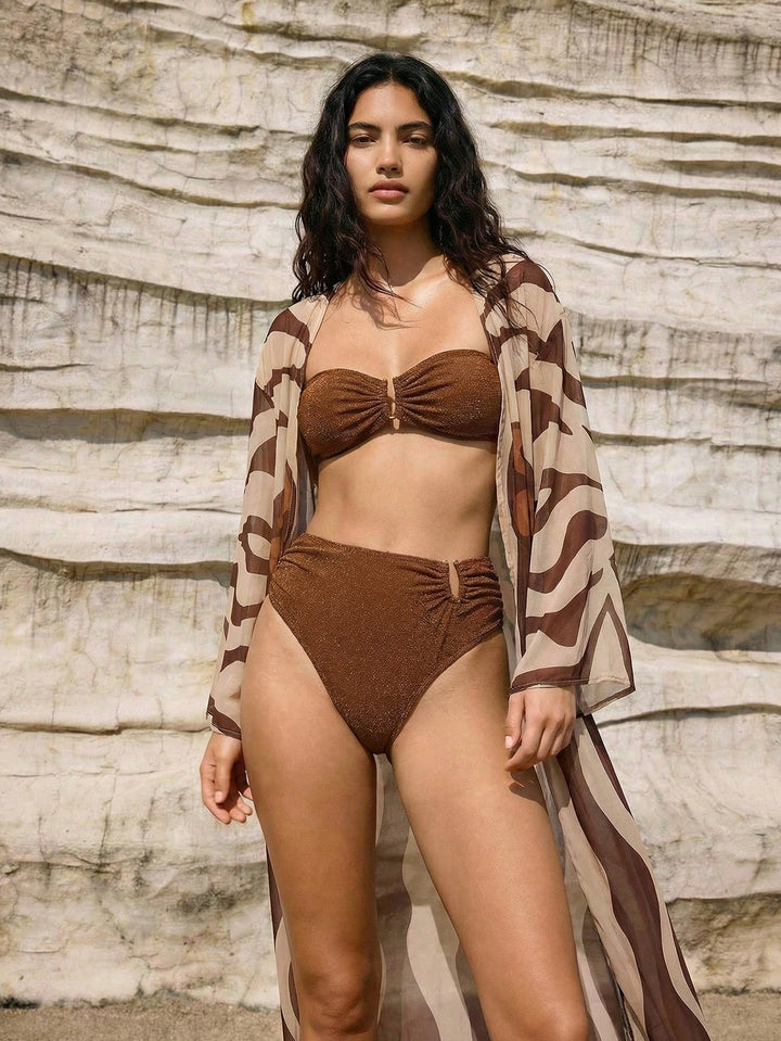 Set bikini SHEIN, maro