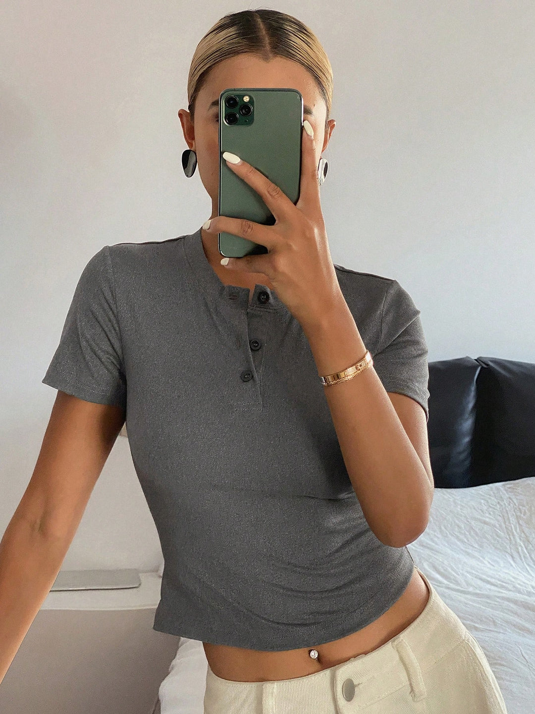 Tricou SHEIN, gri