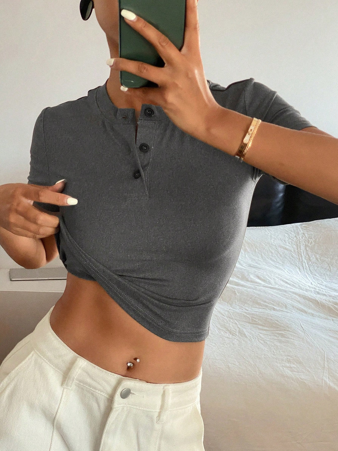 Tricou SHEIN, gri