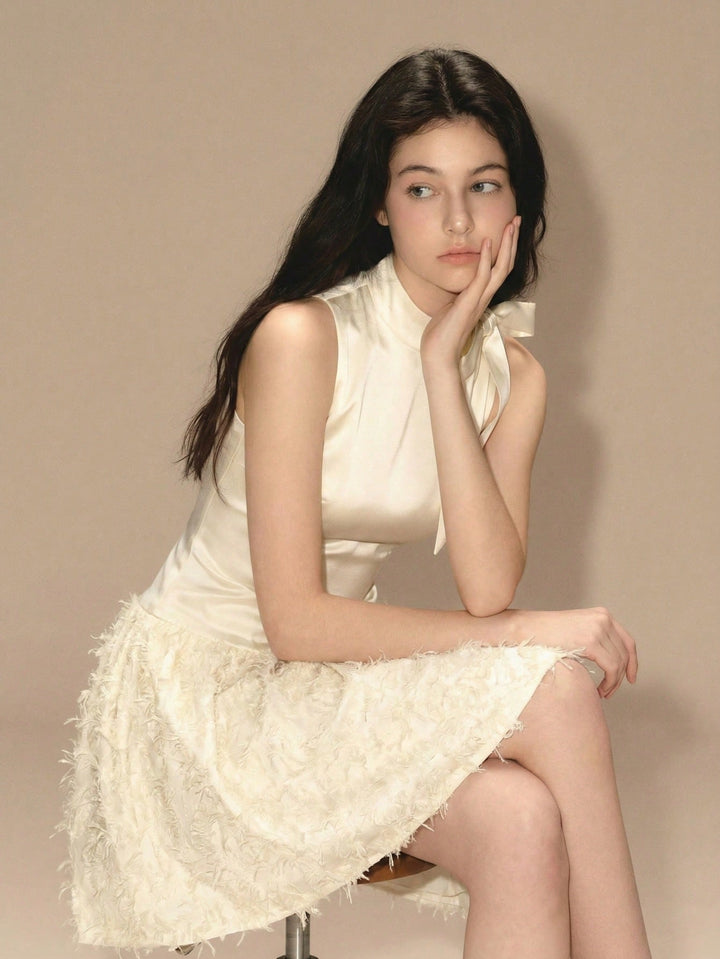 Rochie SHEIN, crem