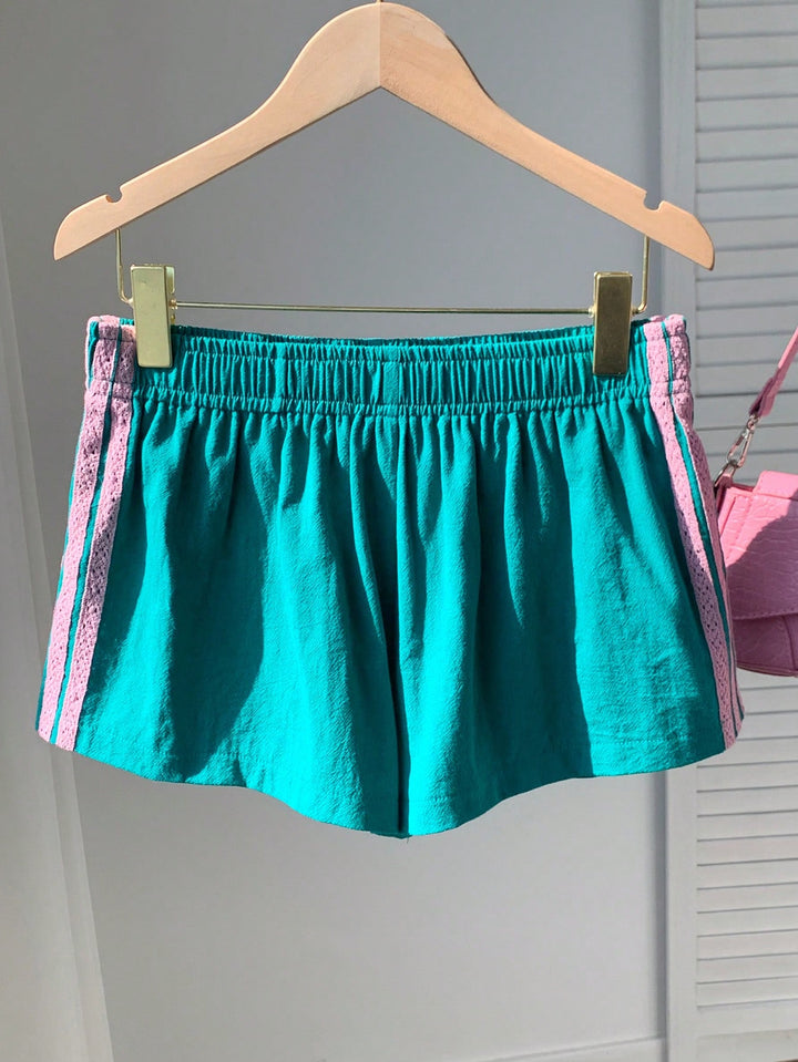 Pantaloni scurți SHEIN, verde