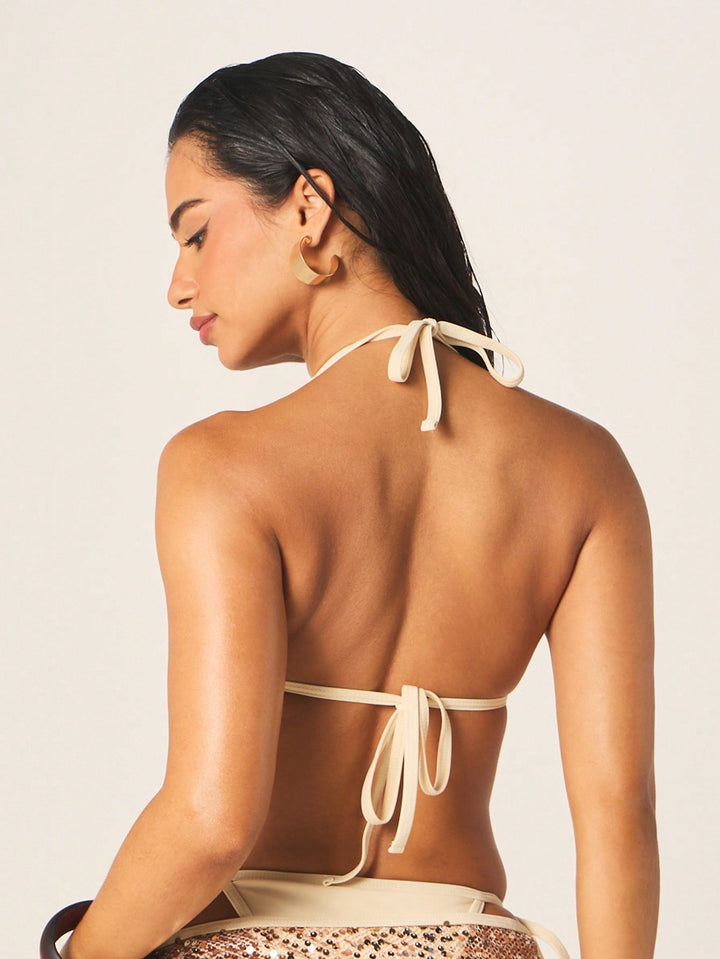 Set bikini SHEIN, auriu