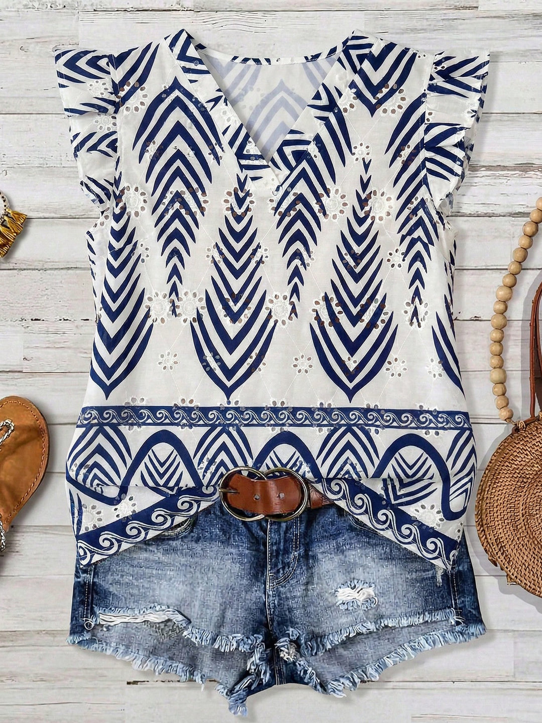 Top SHEIN, albastru