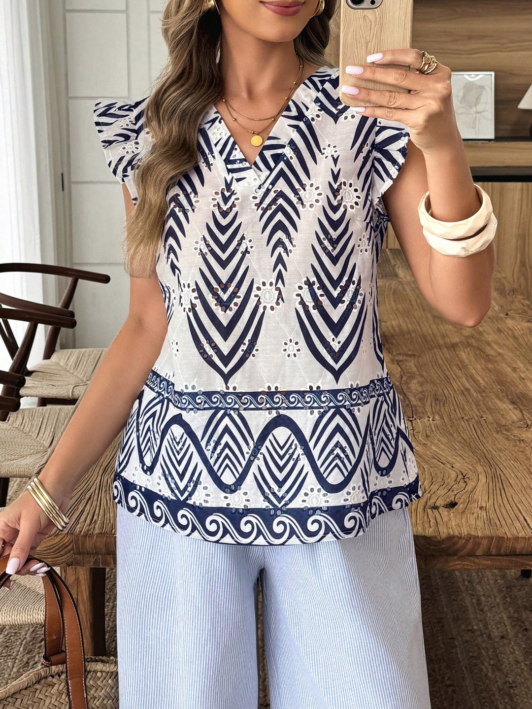Top SHEIN, albastru