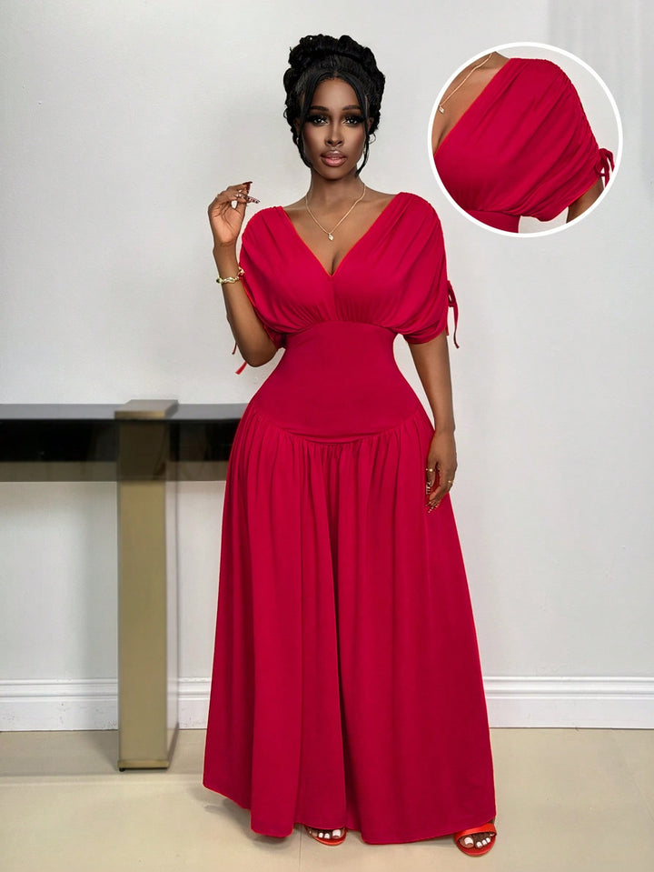 SHEIN maxi ruha, piros