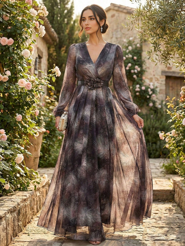 Rochie maxi SHEIN, mix culori