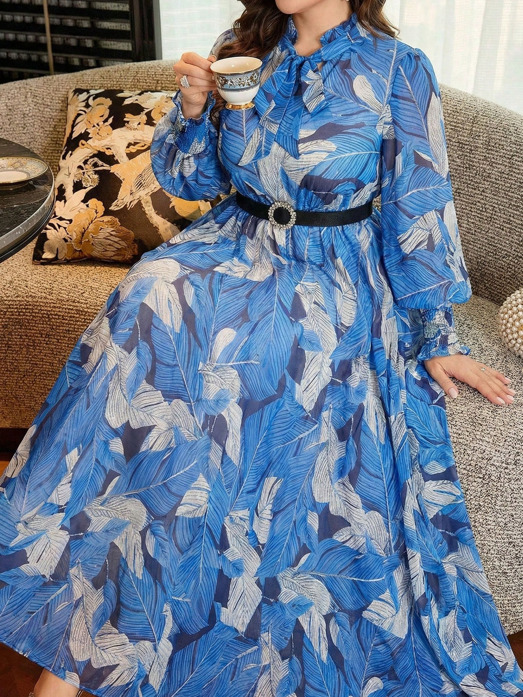 Rochie maxi SHEIN, mix culori