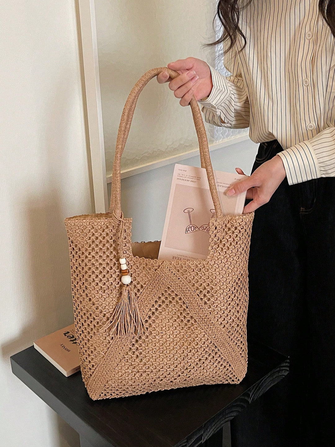 Geantă SHEIN, bej