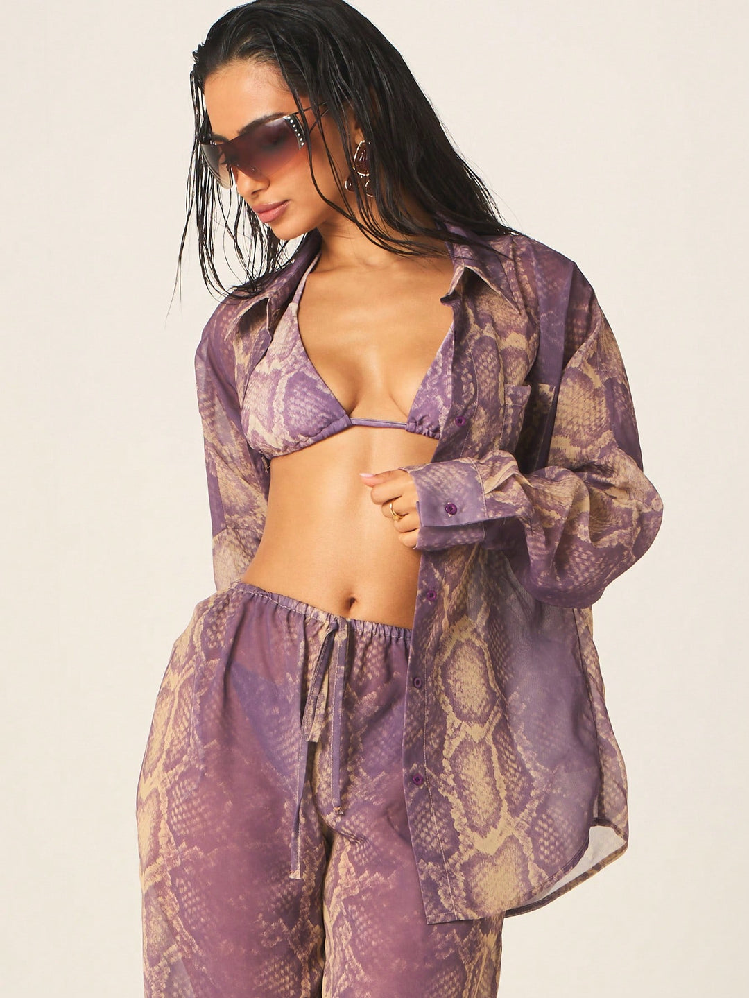 Pantaloni de plajă SHEIN, mix culori