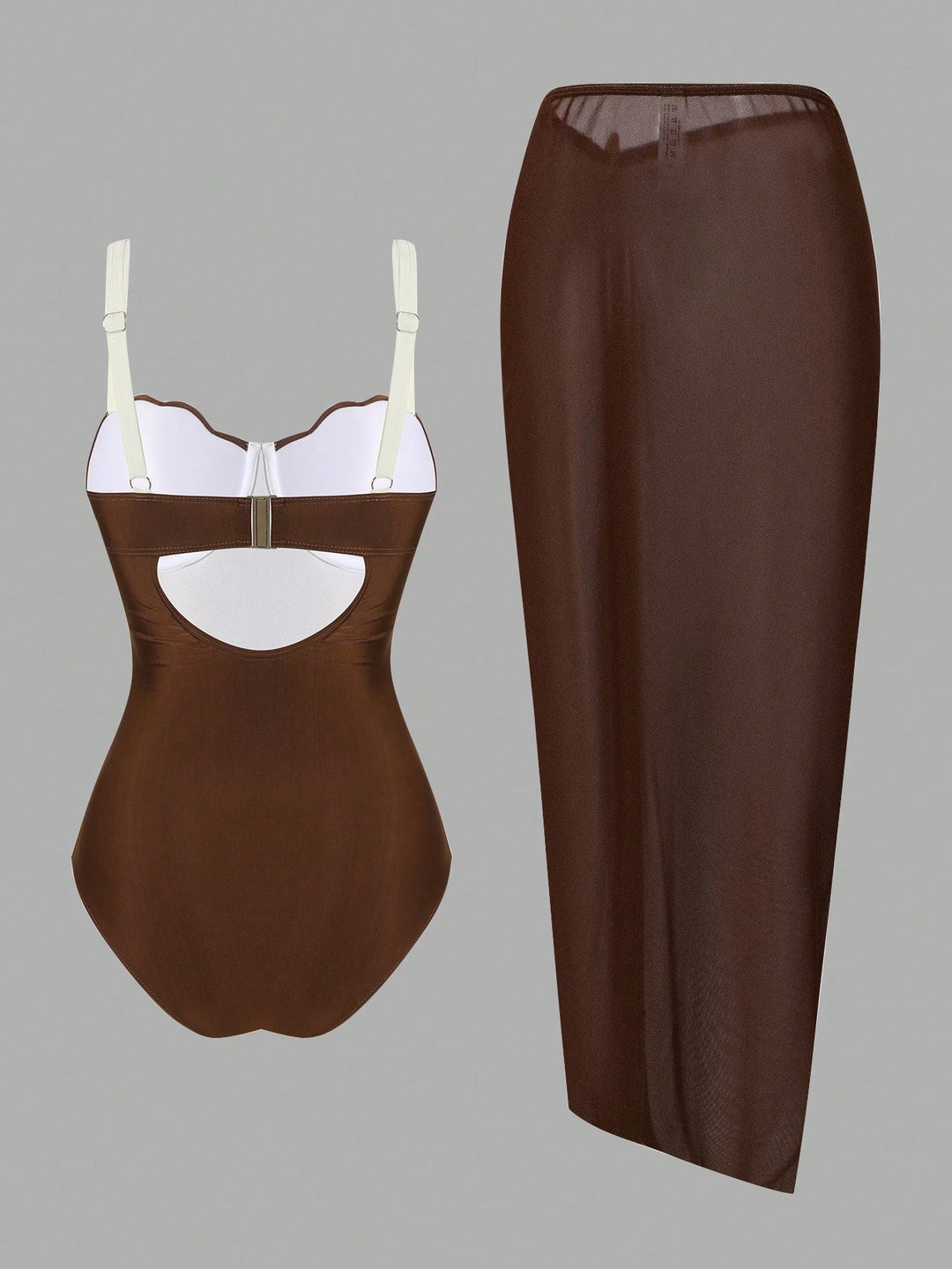 Costum de baie SHEIN, mix culori