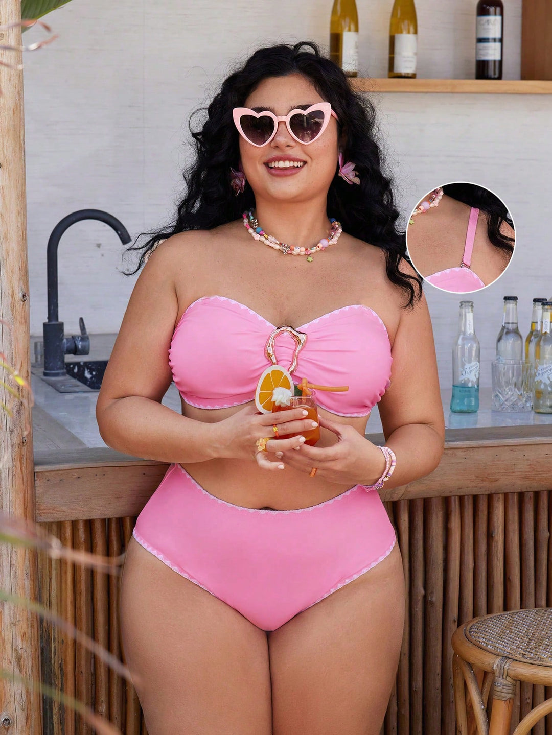 Set bikini de baie SHEIN, mix culori