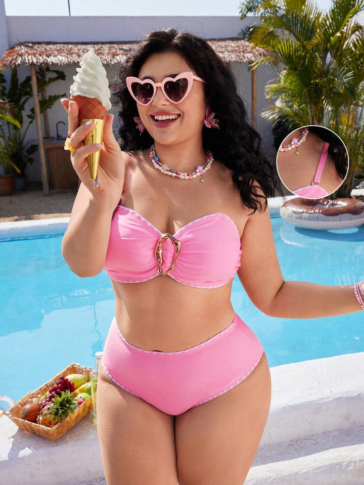 Set bikini de baie SHEIN, mix culori
