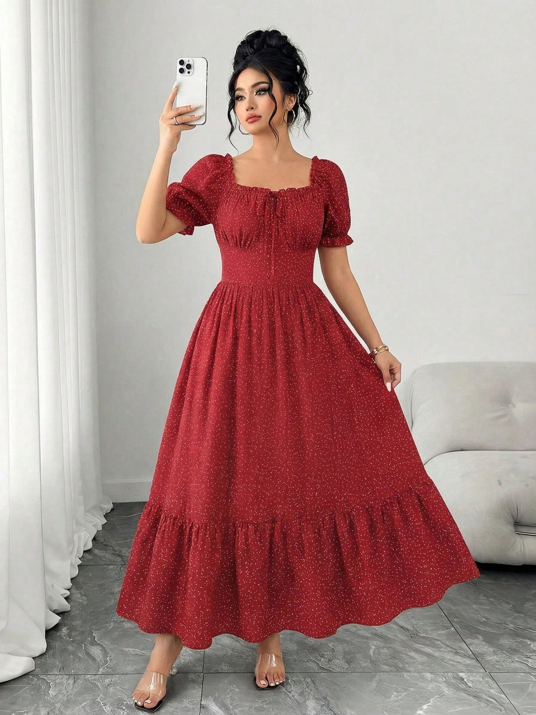 Rochie SHEIN, vișiniu
