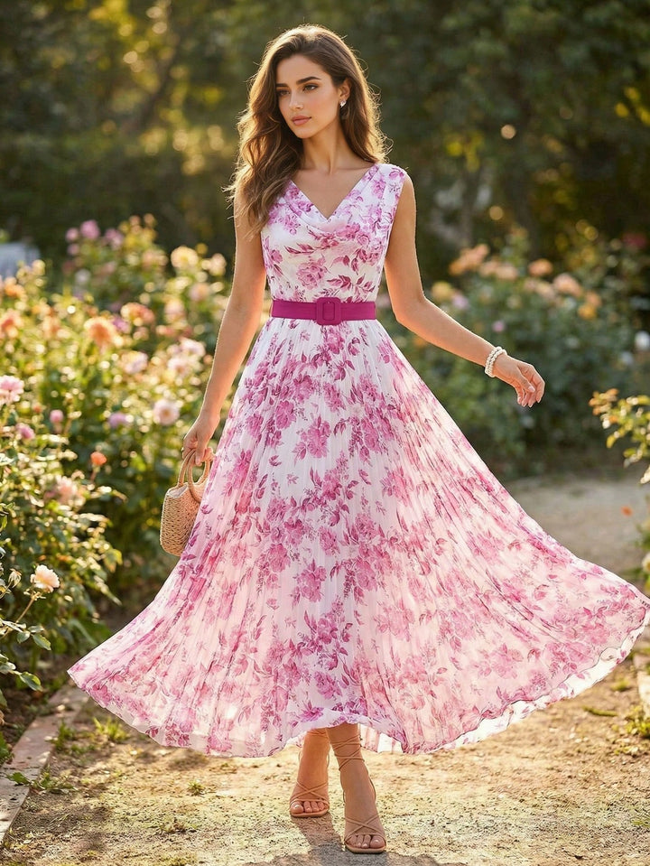 Rochie maxi SHEIN, roz
