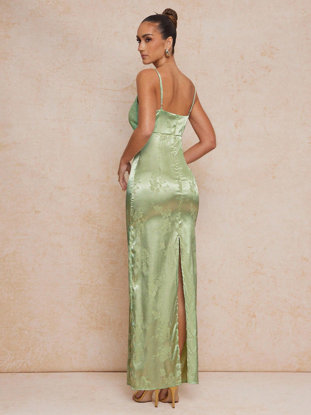 Rochie maxi SHEIN, verde