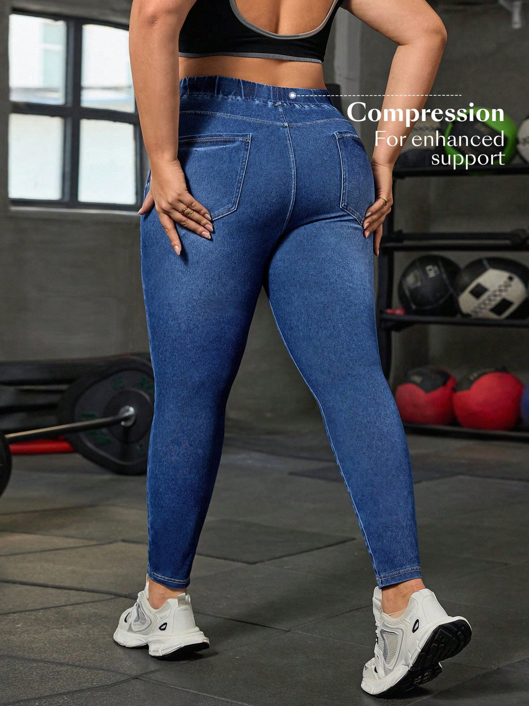 Jeans SHEIN, albastru