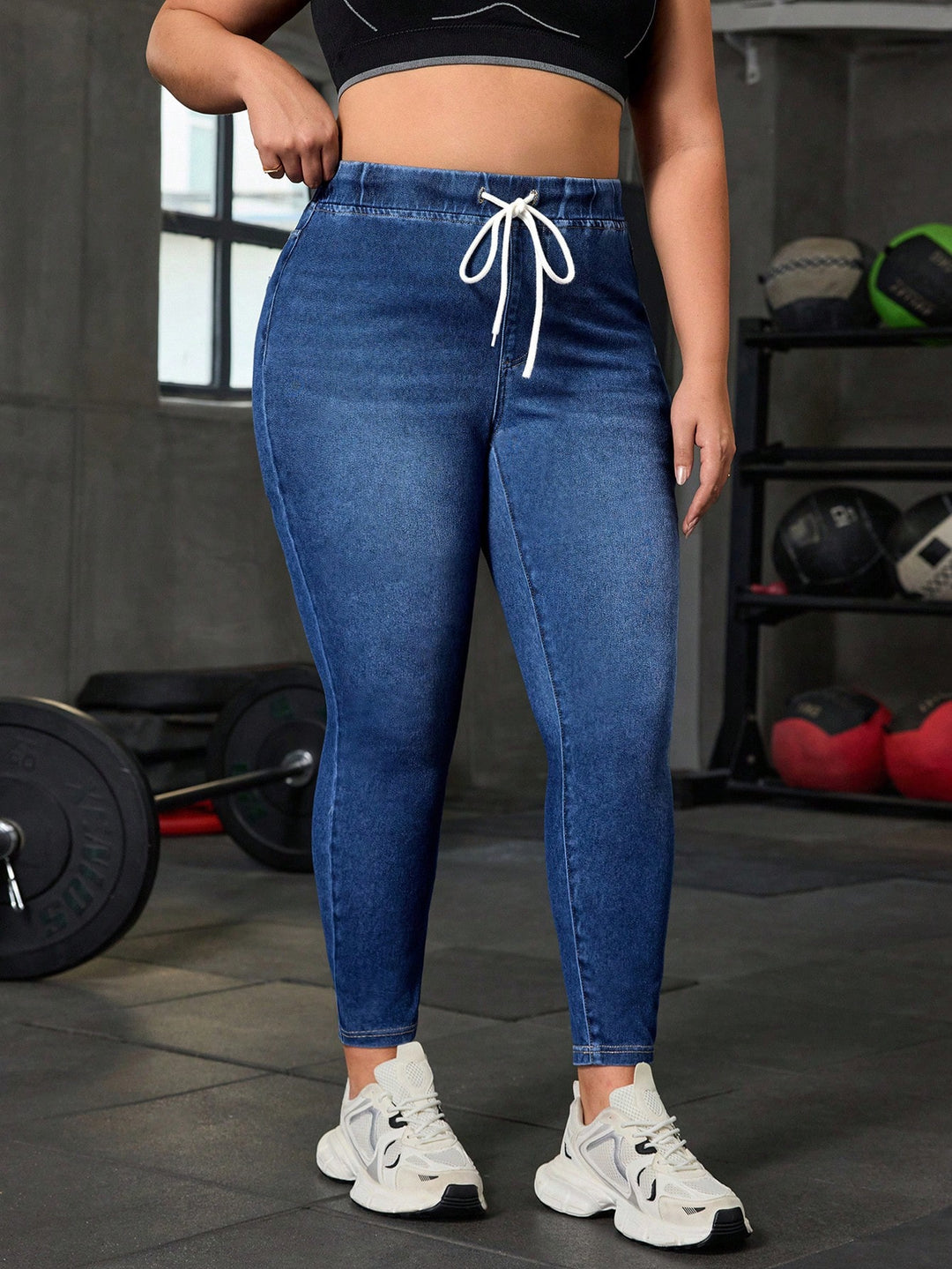 Jeans SHEIN, albastru