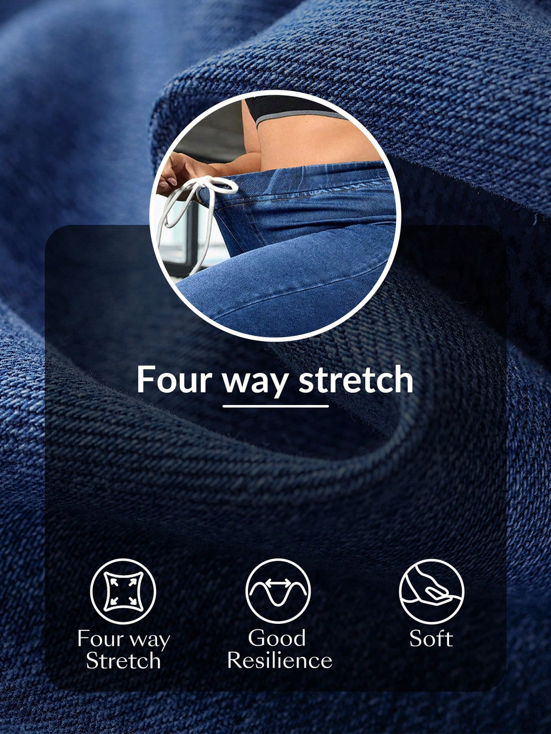 Jeans SHEIN, albastru