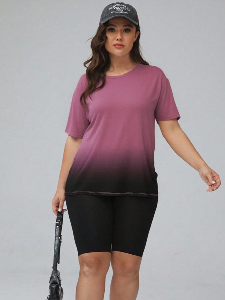 Tricou SHEIN, vișiniu