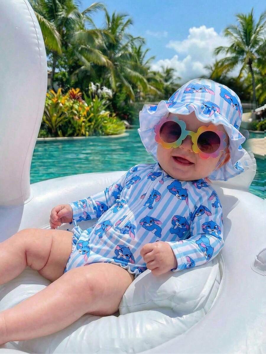 Costum de baie SHEIN, albastru