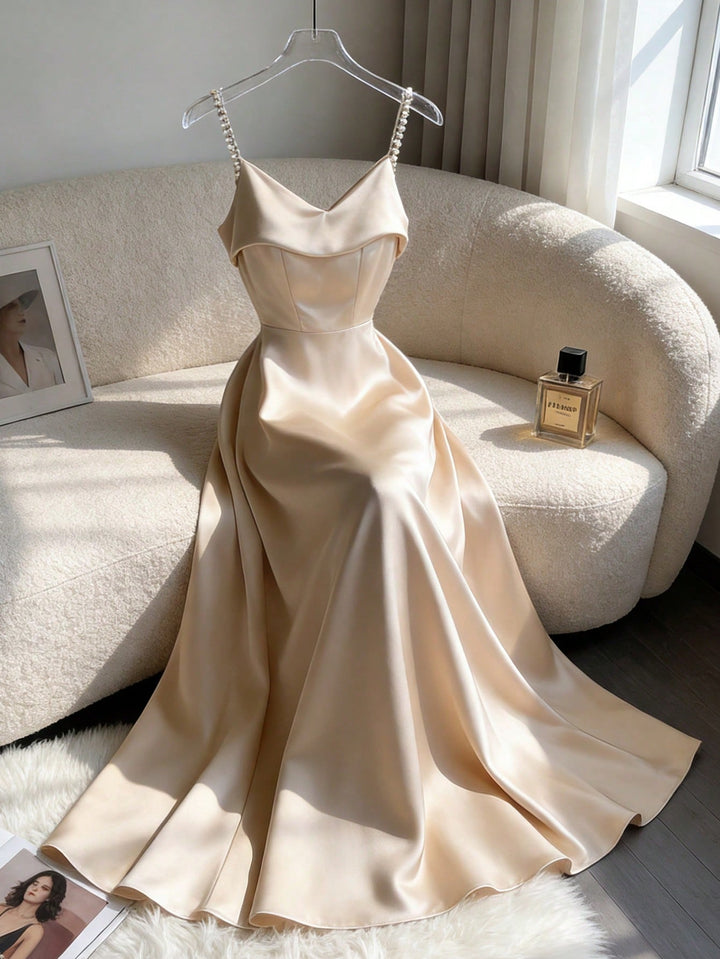 SHEIN maxi ruha, bézs
