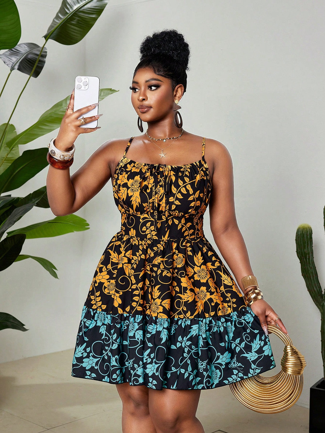 Rochie SHEIN, mix culori