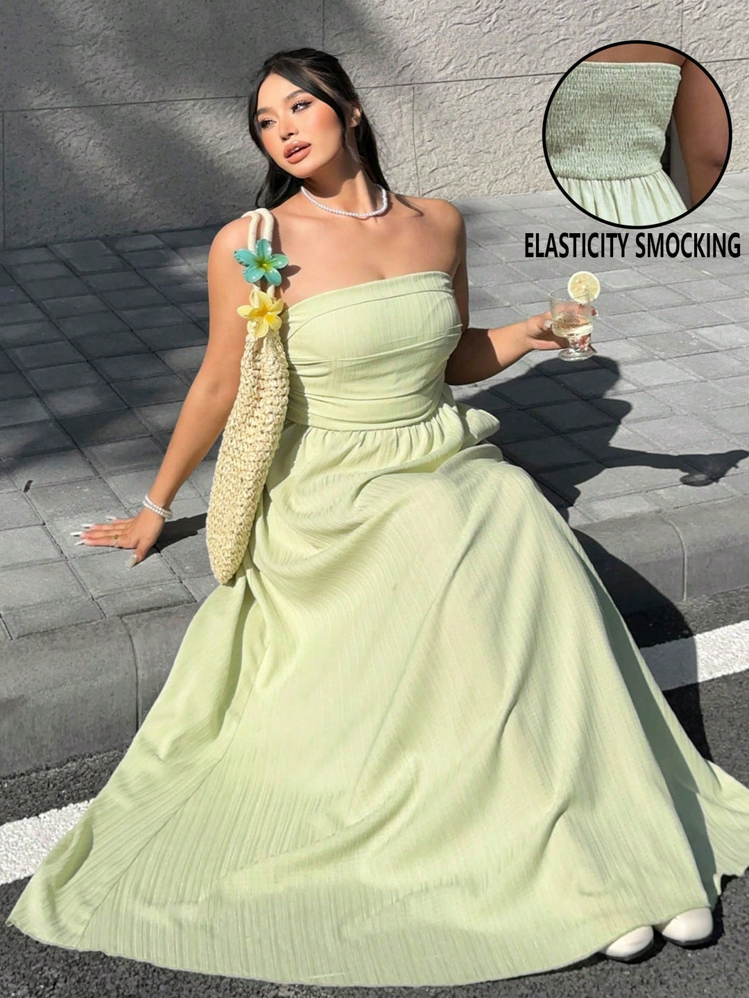 Rochie SHEIN, verde