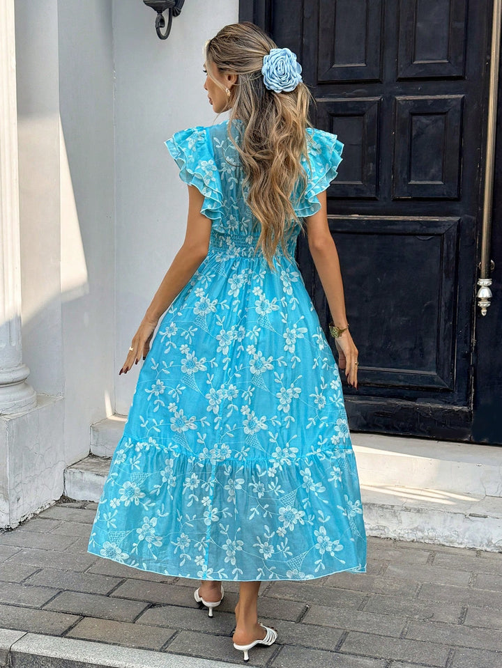 Rochie maxi SHEIN, mix culori
