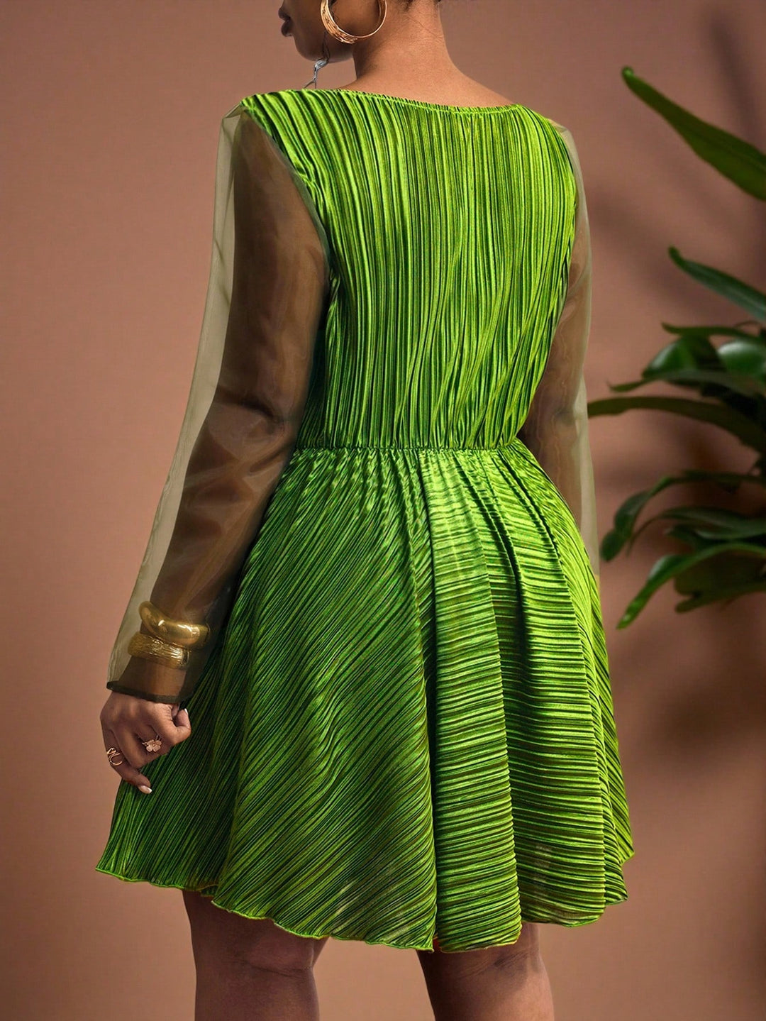 Rochie SHEIN, verde